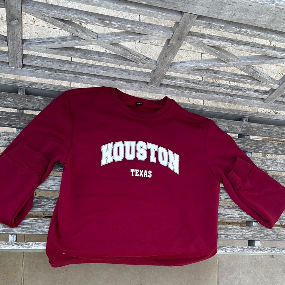 Maroon Houston Texas Sweatshirt